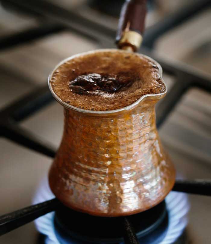 طرز تهیه قهوه ترک